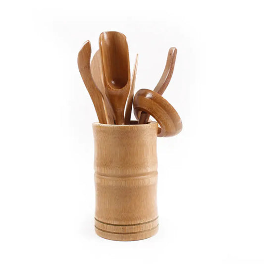 Bamboo Kung Fu Tea Set with Tool Accessories