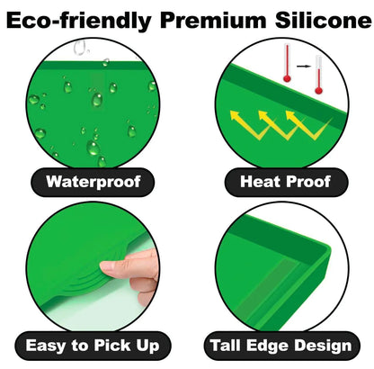 Silicone Griddle Mat Food Grade Silicone Grill Mat Protect the Top Surface 36in