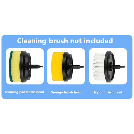 Electric Cleaning Brush with 3 Heads — Rechargeable, Efficient, and Built for Reuse